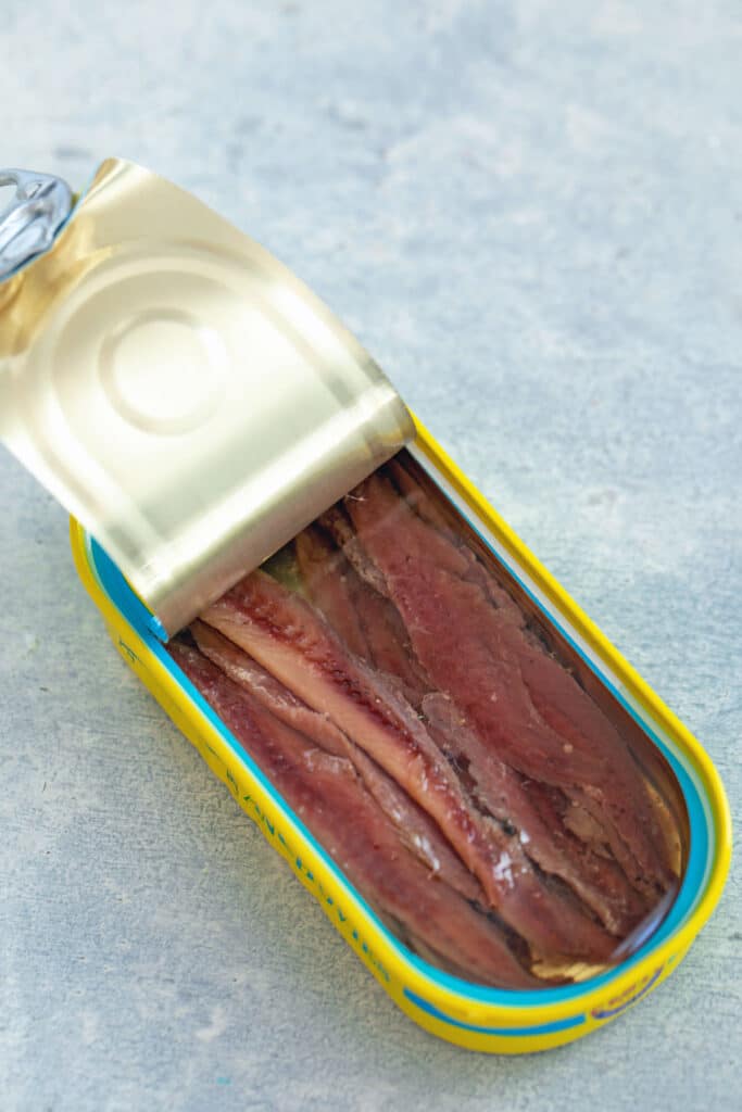 Tin of anchovies