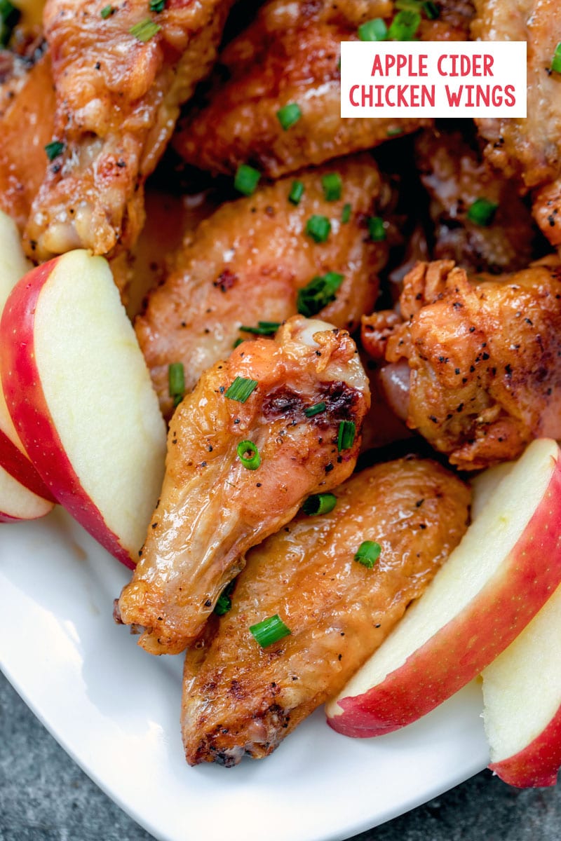 Apple Cider Chicken Wings Recipe | We are not Martha