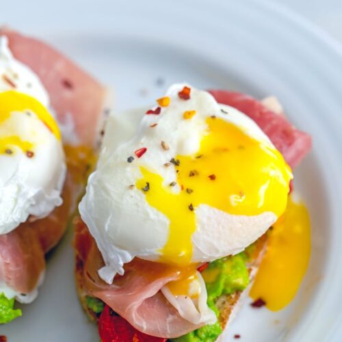 Avocado Prosciutto Egg Toast Recipe | We are not Martha