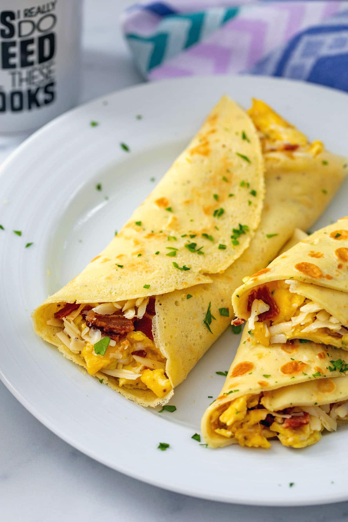 Bacon, Egg, And Cheese Crepes Recipe | We Are Not Martha