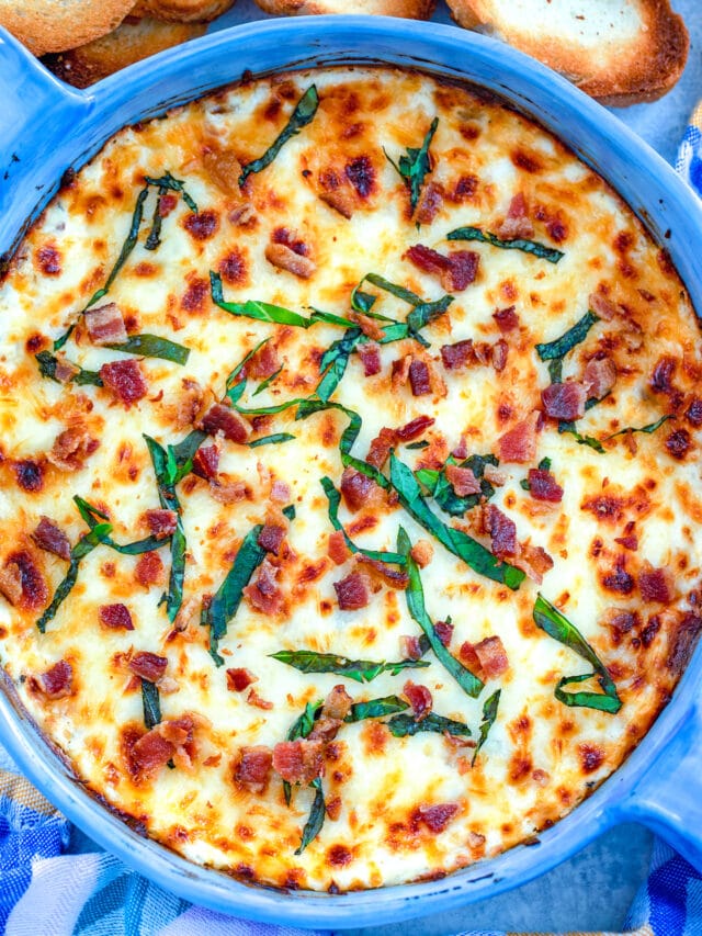 Bacon White Pizza Dip Story