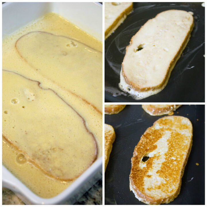 Split Toast Banana Split French Toast Recipe | We are not Martha