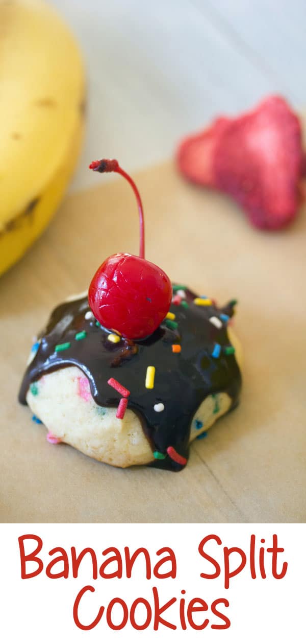 Banana Split Cookies