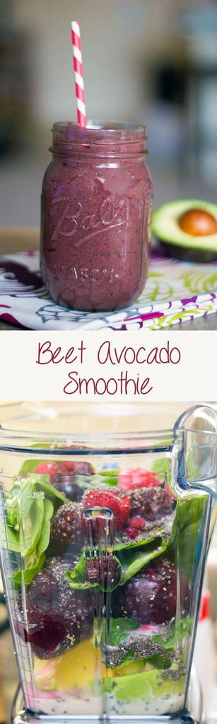 Beet Avocado Smoothie