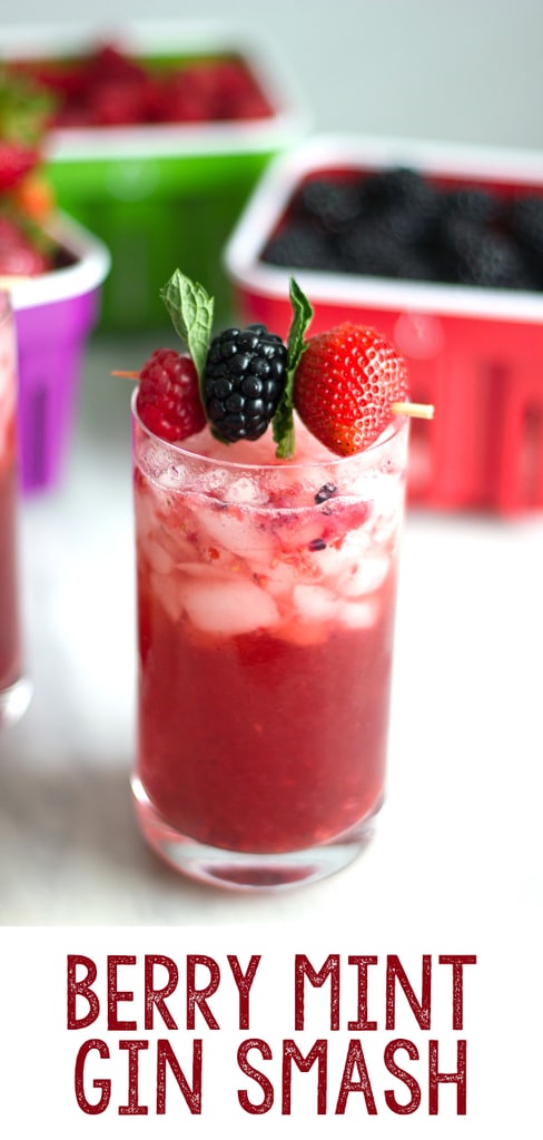 Berry Mint Gin Smash