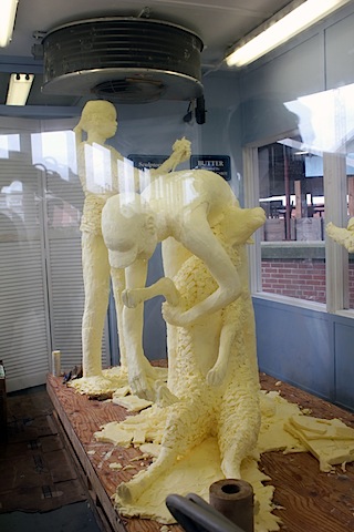 The Big E  Butter Sculpture