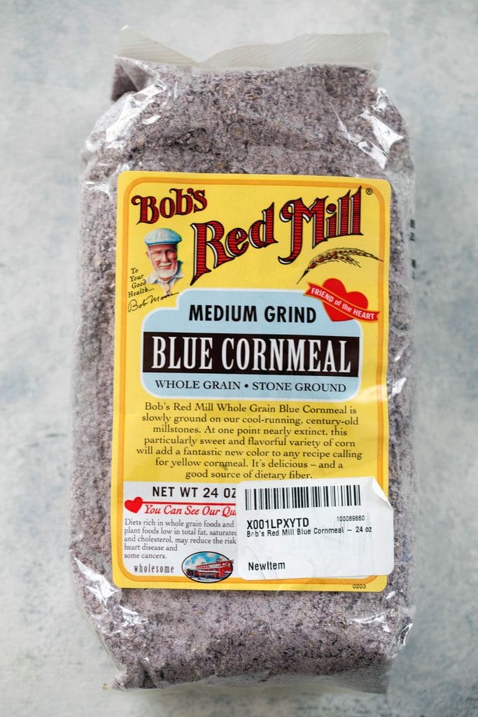 Bag of Bob's Red Mill Blue Cornmeal