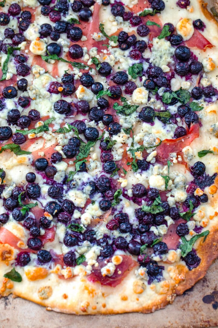 Blueberry and Blue Cheese Pizza Recipe We are not Martha