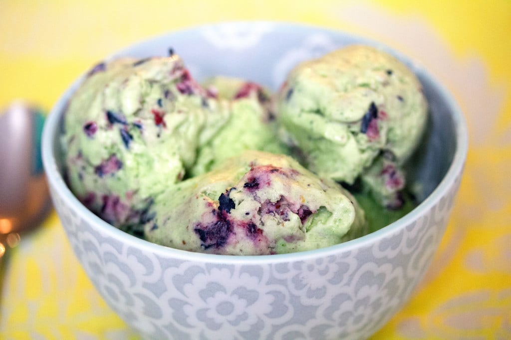 Blueberry Kale Ice Cream Recipe | We are not Martha