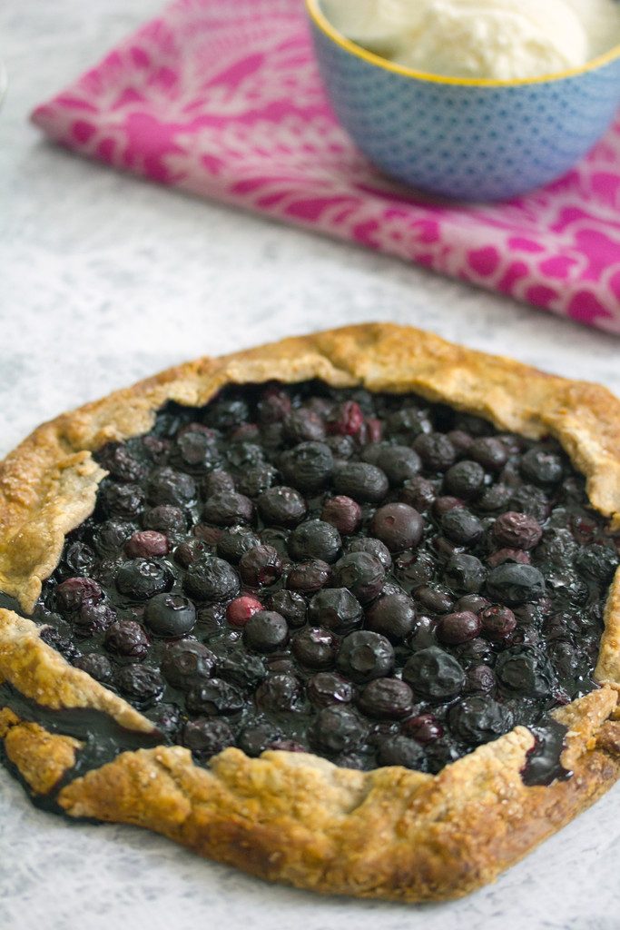 Blueberry Pecan Galette -- The most dreamy summer dessert | wearenotmartha.com