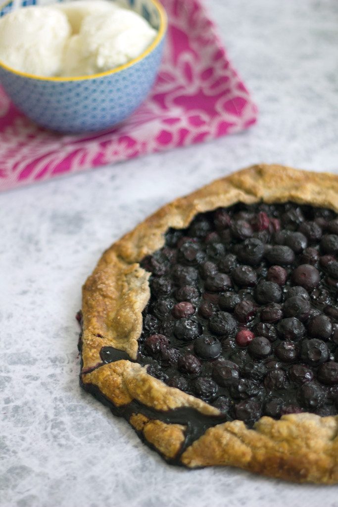 Blueberry Pecan Galette -- The most dreamy summer dessert | wearenotmartha.com