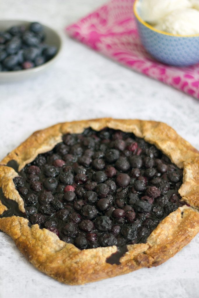 Blueberry Pecan Galette -- The most dreamy summer dessert | wearenotmartha.com