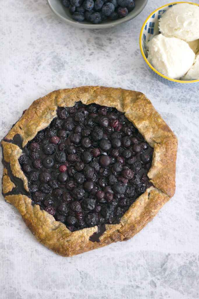 Blueberry Pecan Galette -- The most dreamy summer dessert | wearenotmartha.com