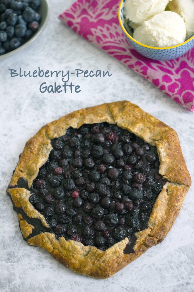 Blueberry Pecan Galette -- The most dreamy summer dessert | wearenotmartha.com