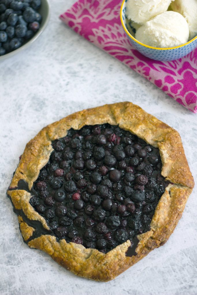 Blueberry Pecan Galette -- The most dreamy summer dessert | wearenotmartha.com