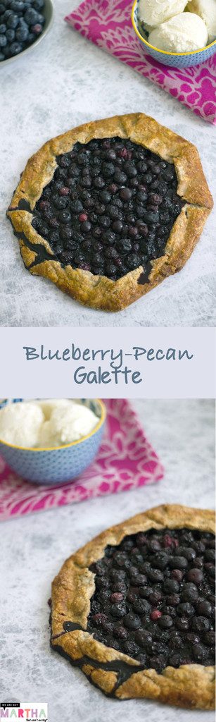 Blueberry Pecan Galette -- The most dreamy summer dessert | wearenotmartha.com