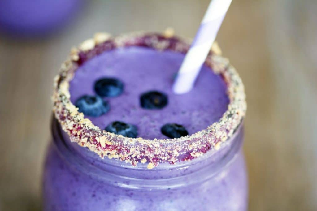 Blueberry Pie Milkshake Recipe | We are not Martha