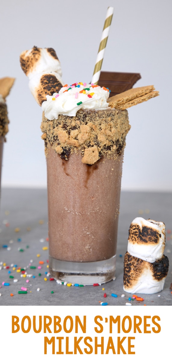 Bourbon S\'mores Milkshake