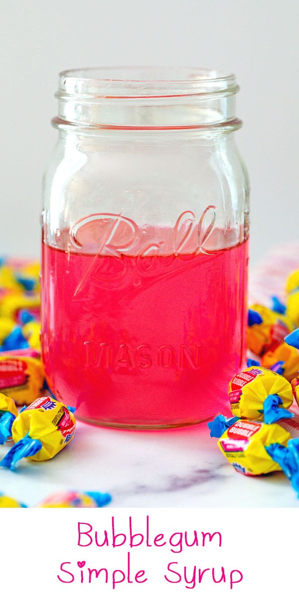 Bubblegum Simple Syrup