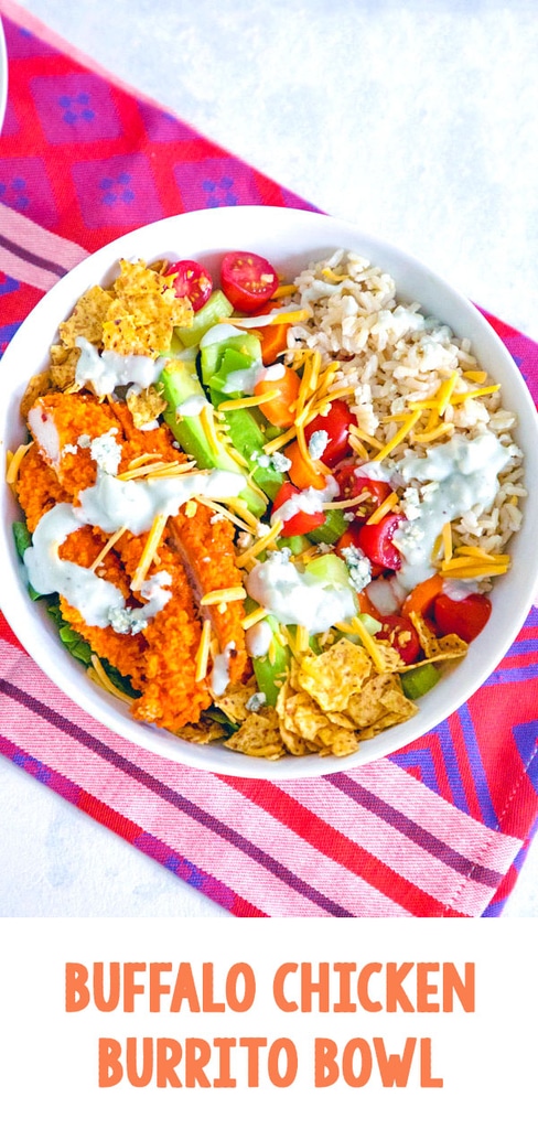 Buffalo Chicken Burrito Bowl