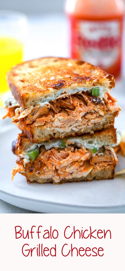 Buffalo Chicken Grilled Cheese