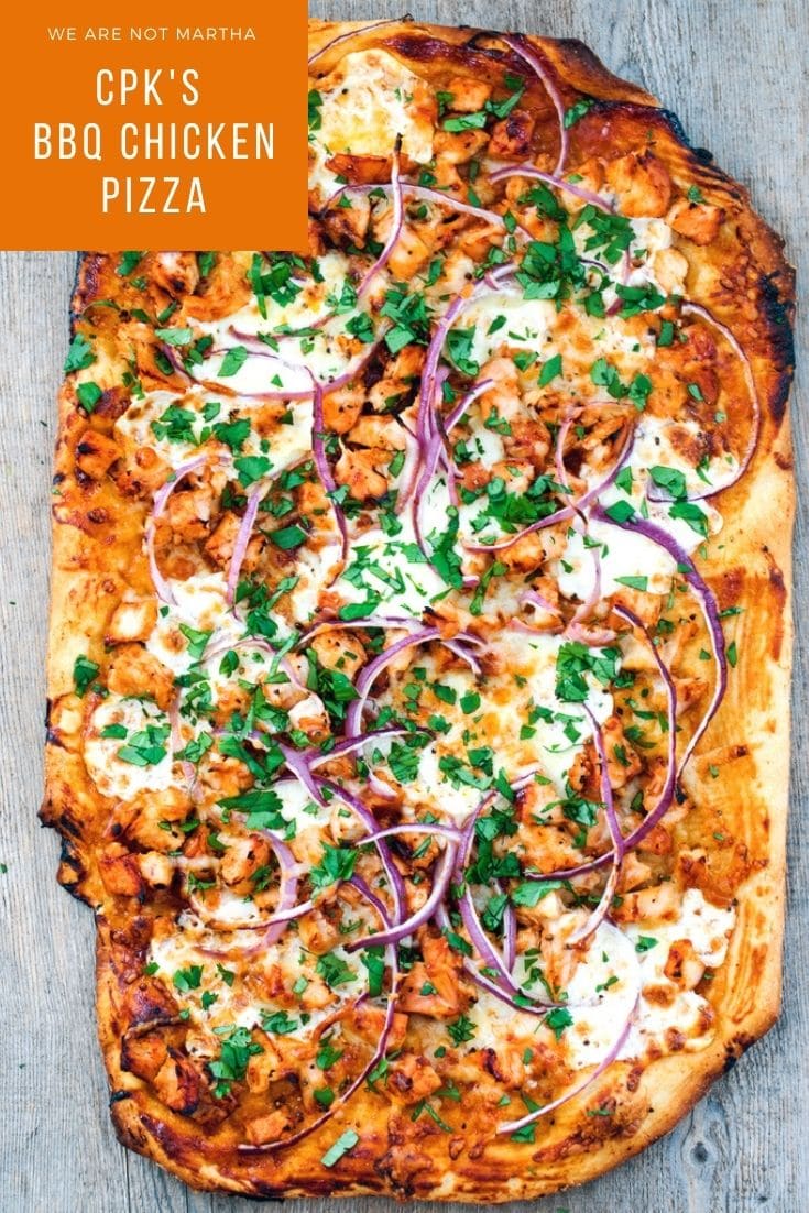 California Pizza Kitchen BBQ Chicken Pizza {Copycat Recipe}