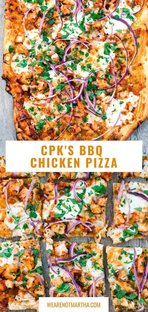 California Pizza Kitchen BBQ Chicken Pizza {Copycat Recipe}