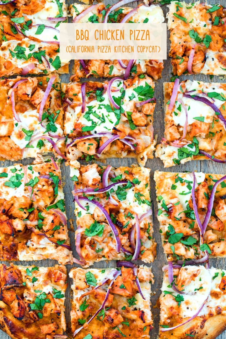 California Pizza Kitchen BBQ Chicken Pizza Recipe - We are not Martha