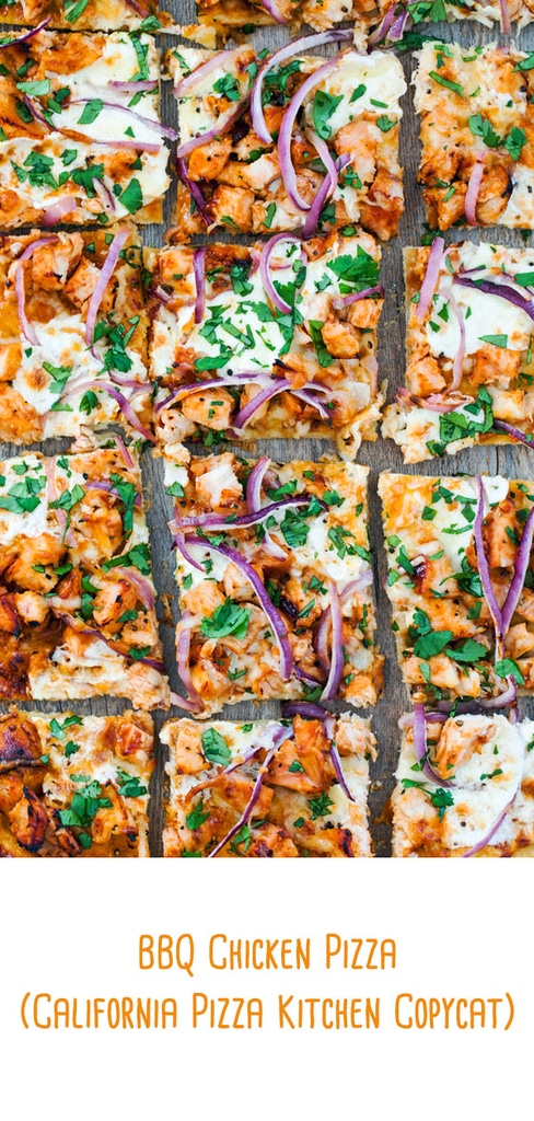 California Pizza Kitchen BBQ Chicken Pizza {Copycat Recipe}