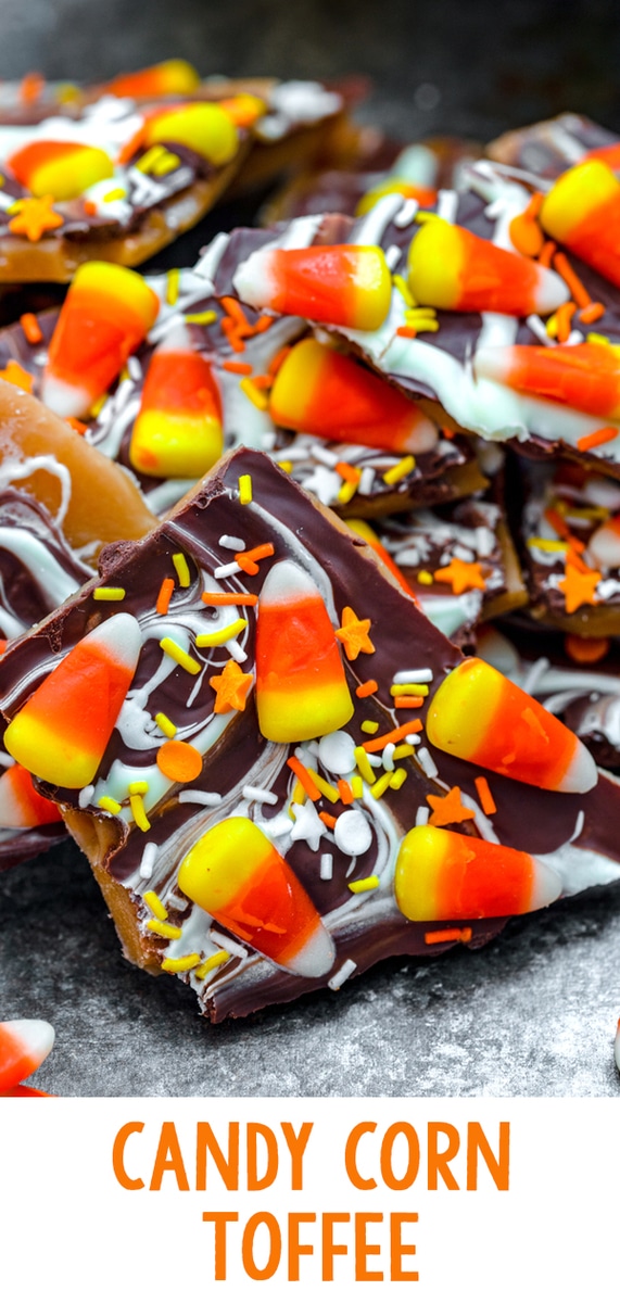 Candy Corn Toffee