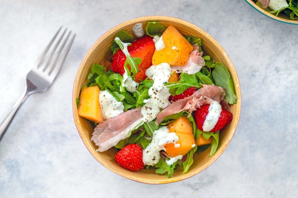 Cantaloupe and Prosciutto Arugula Salad Recipe We are not Martha