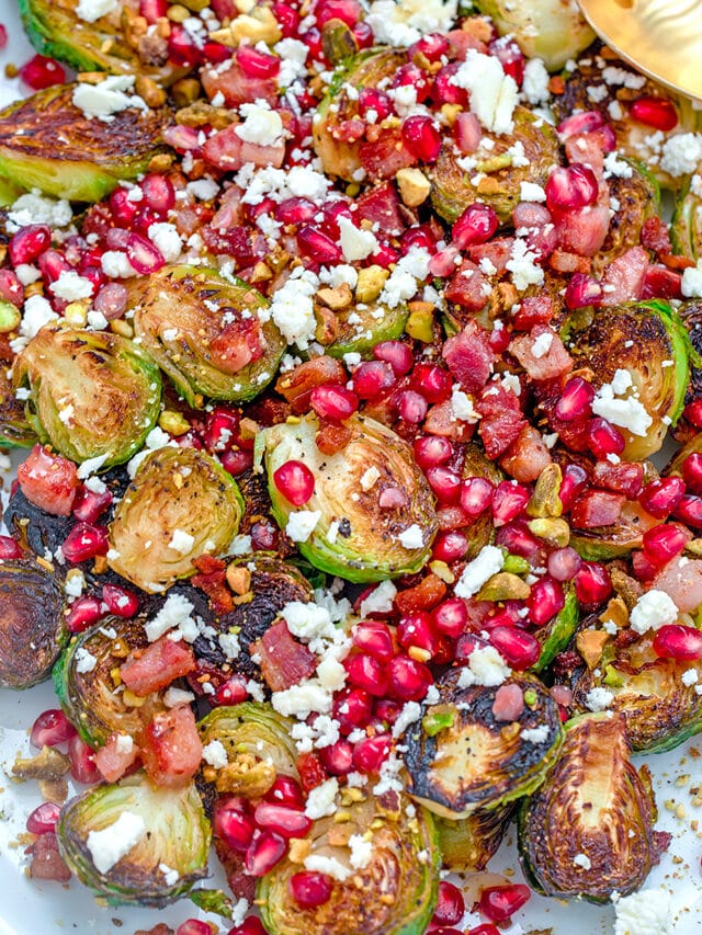 Caramelized Brussels Sprouts with Pancetta and Pomegranate Story