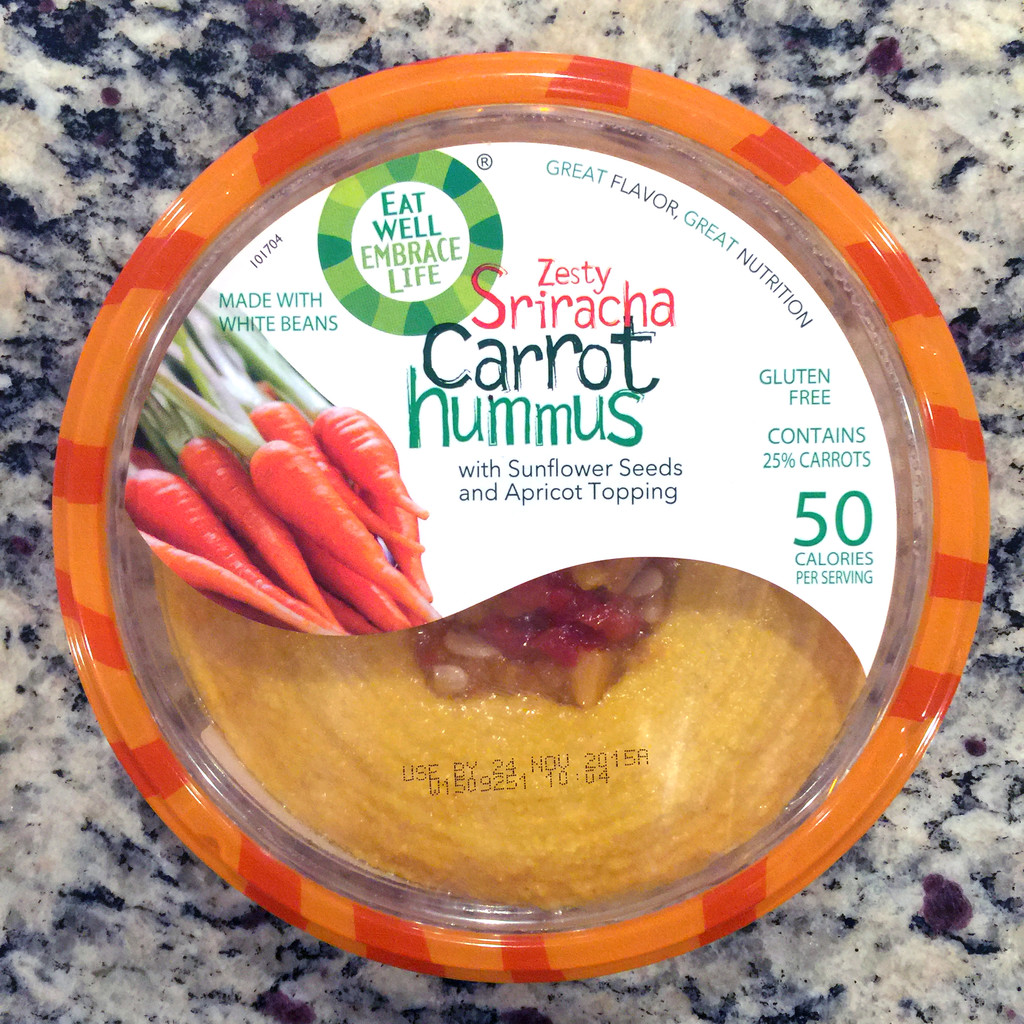 Carrot-Sriracha-Hummus
