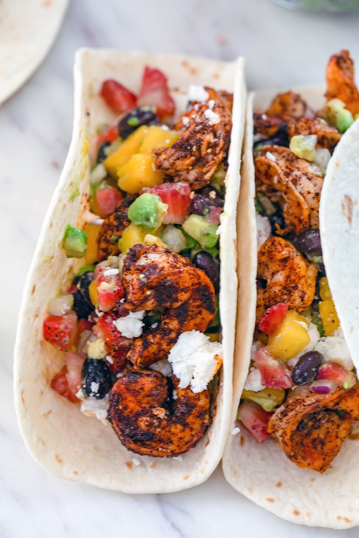 Chili Lime Shrimp Tacos with Fruit Salsa Recipe We are not Martha
