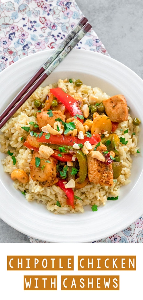 Chipotle Chicken with Cashews