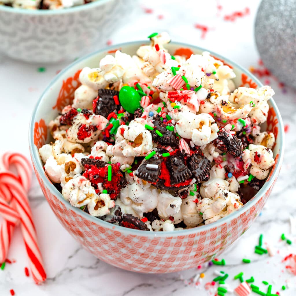 Christmas Party Popcorn Recipe | We are not Martha