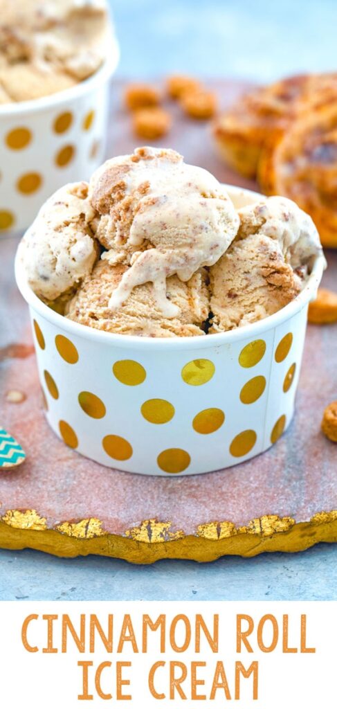 Cinnamon Roll Ice Cream Long Pin