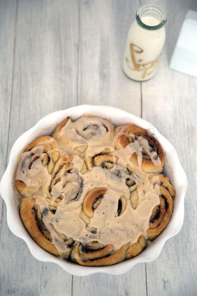 Cinnamon Rolls with Maple Icing: These classic cinnamon rolls will be the best you've ever had! Make them for a holiday celebration or to impress friends and family for an everyday brunch | wearenotmartha.com