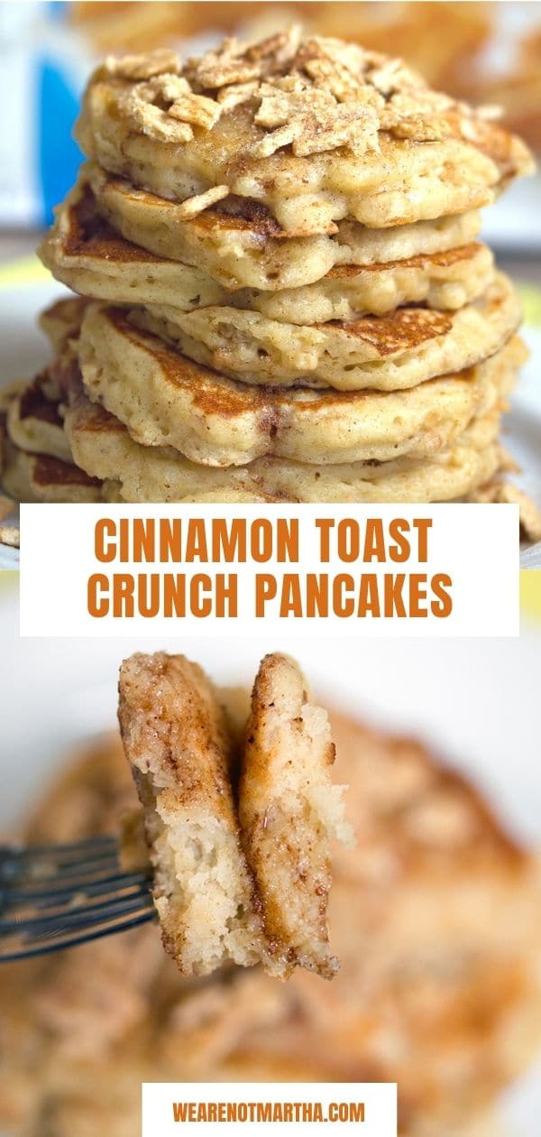 Cinnamon Toast Crunch Pancakes