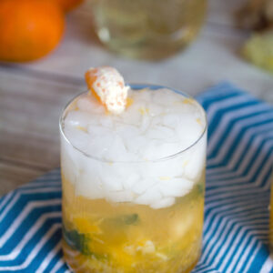 Clementine Ginger Cocktail -- Take advantage of winter citrus with this rum-based drink | wearenotmartha.com