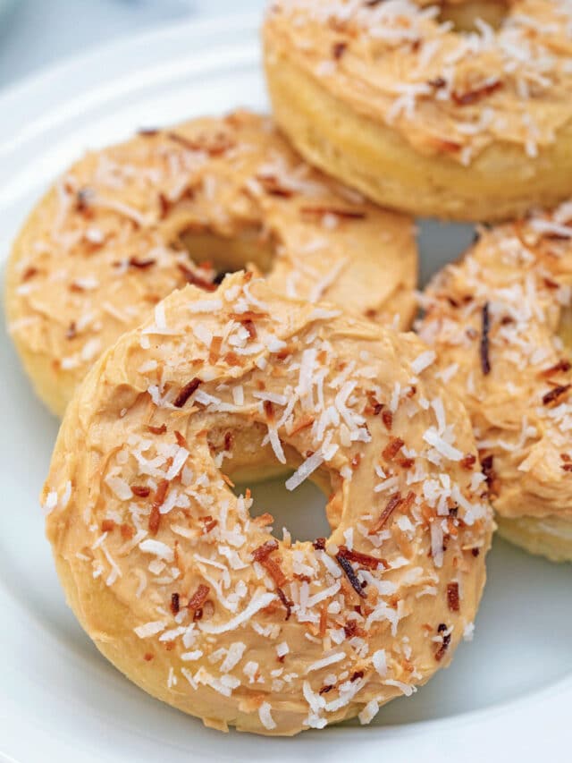 Coconut Doughnuts Salted Caramel Story