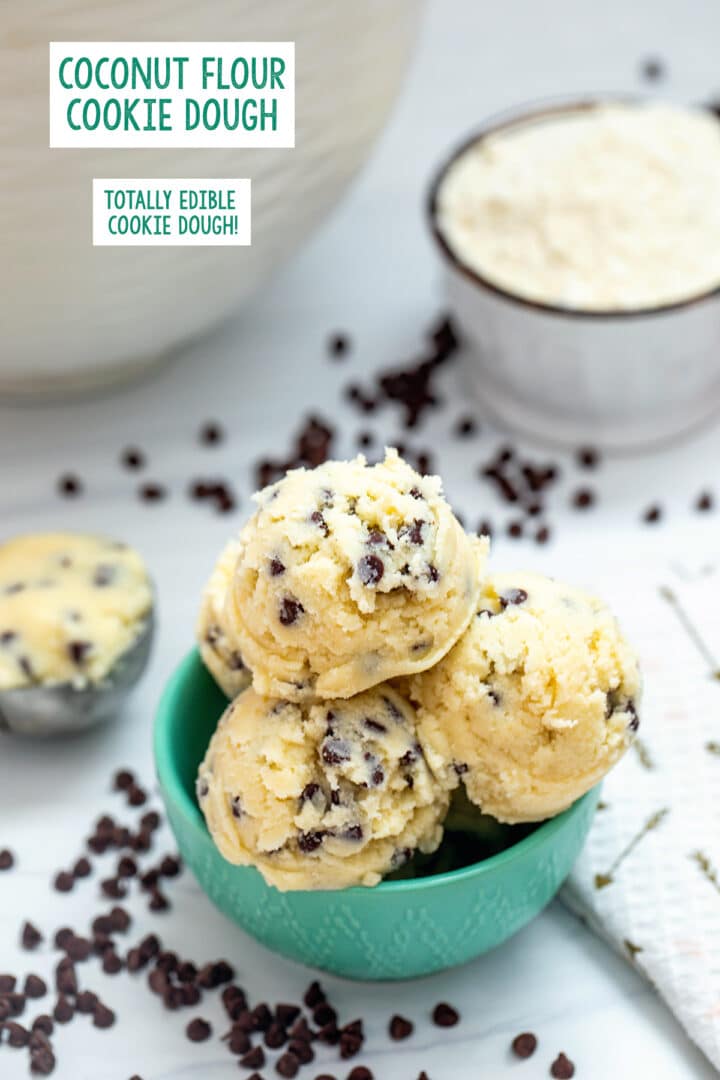Coconut Flour Cookie Dough Recipe We are not Martha