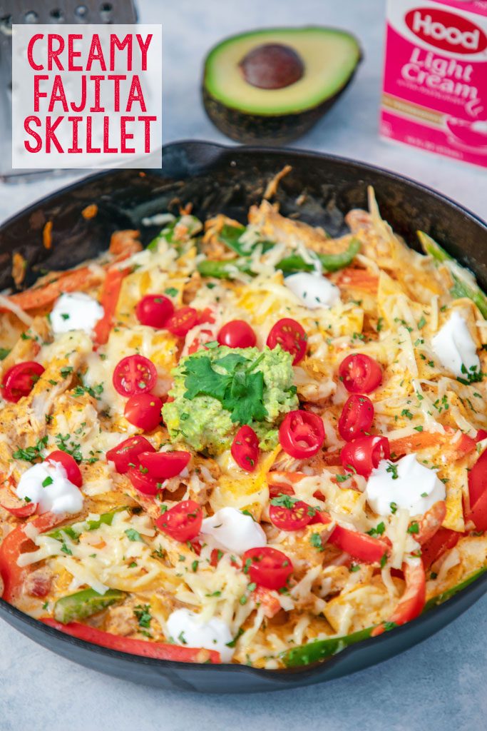 Creamy Fajita Skillet Easy Dinner Recipe We Are Not Martha