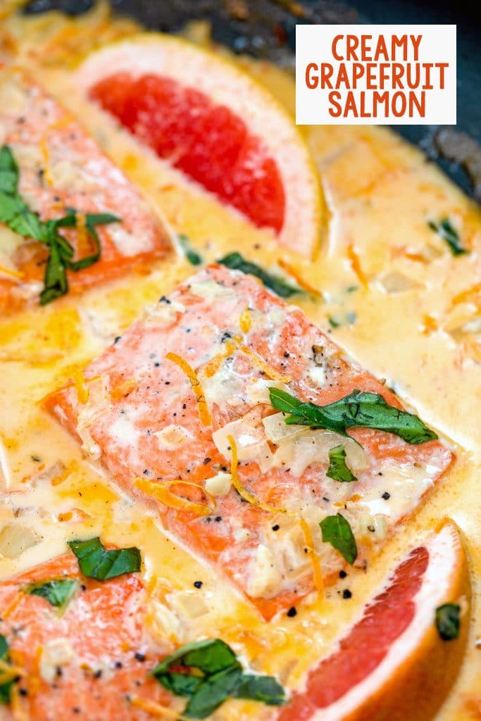 Creamy Grapefruit Salmon Recipe | We are not Martha