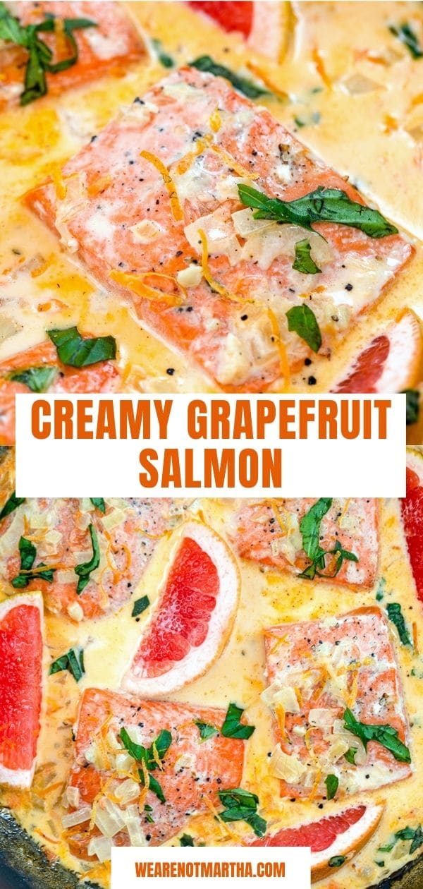 Creamy Grapefruit Salmon