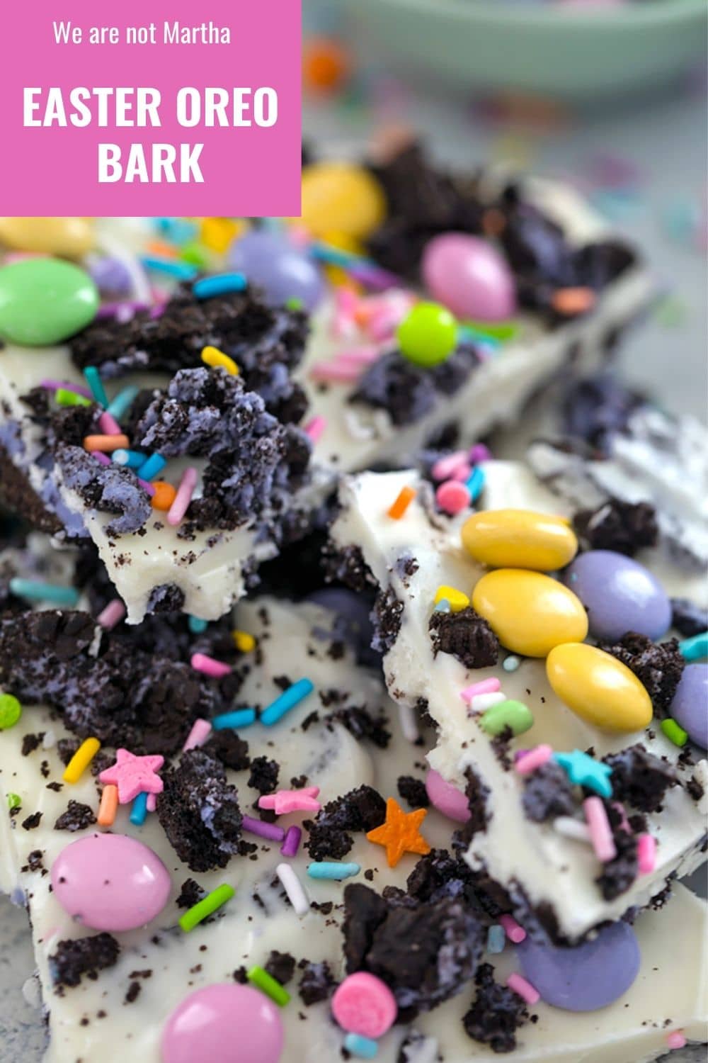 Easter Oreo Bark