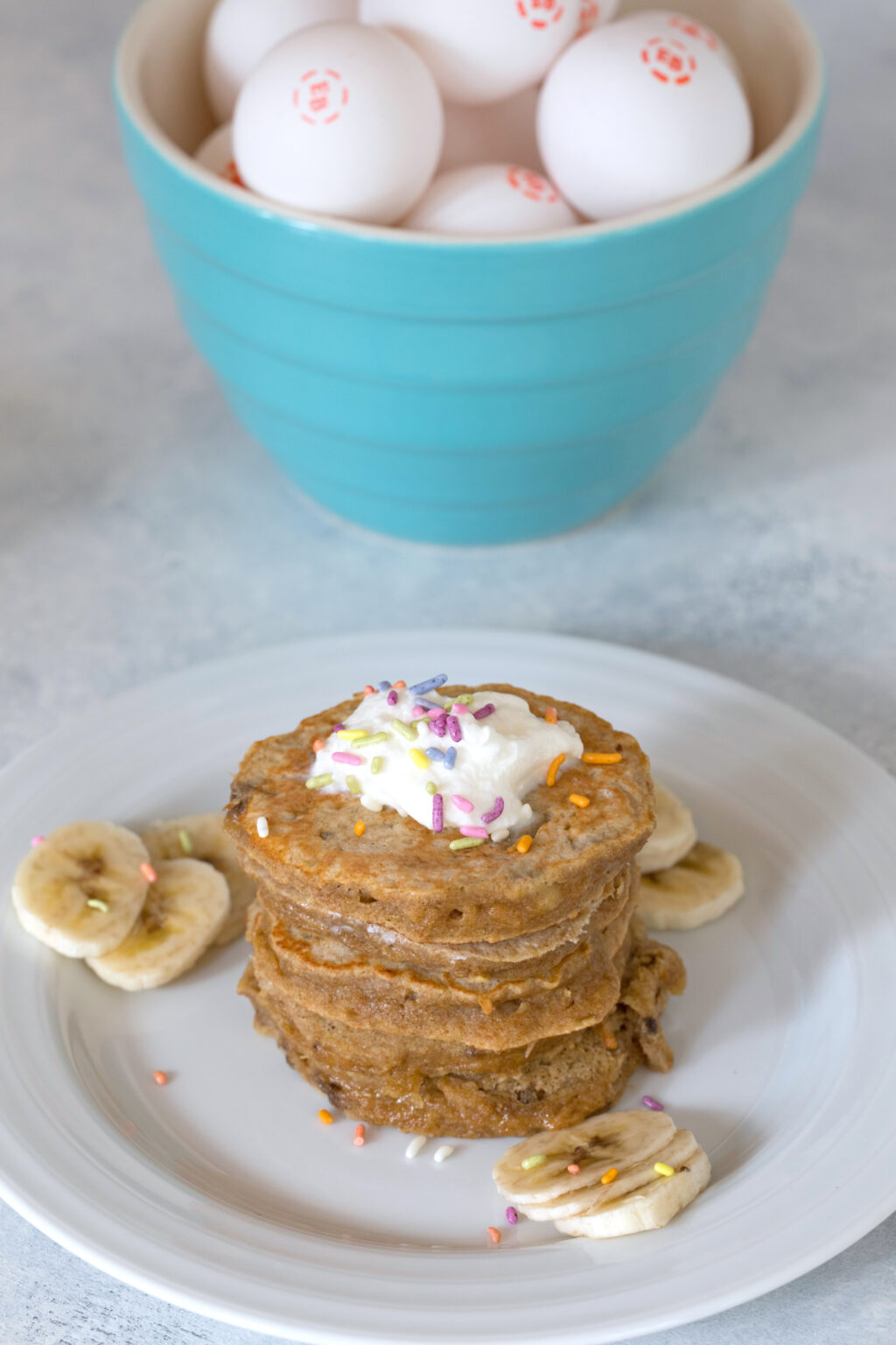 Egg, Apple, and Banana Pancakes for Dogs Recipe We are not Martha