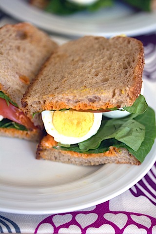 Egg, Lettuce, and Tomato Sandwich with Sriracha Mayo 9.jpg