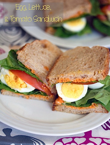 Egg & Tomato Sandwich Recipe 