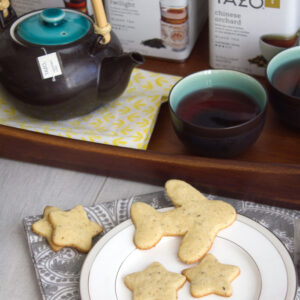 Egyptian Ruby Tea Cookies -- Cookies made with TAZO® Tea | Wearenotmartha.com
